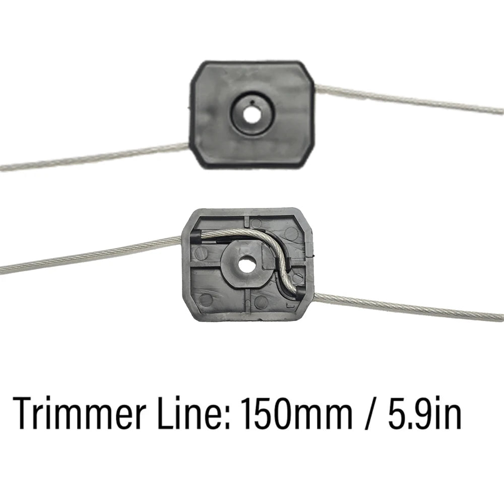 5x Replacement Head for Brush Cutter Steel Wire 150mm Hole 5.5mm