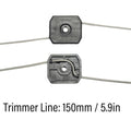 5x Replacement Head for Brush Cutter Steel Wire 150mm Hole 5.5mm